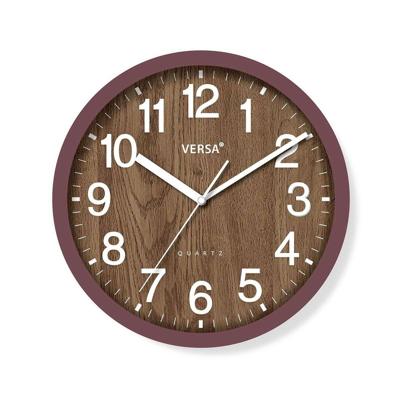 Muurklok Versa Plastic 4,8 x 31 x 31 cm