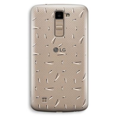 Hipster stripes: LG K10 (2016) Transparant Hoesje