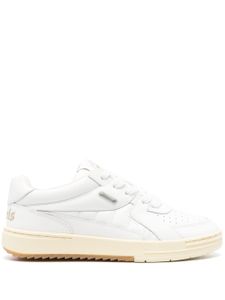 Palm Angels baskets University en cuir - Blanc