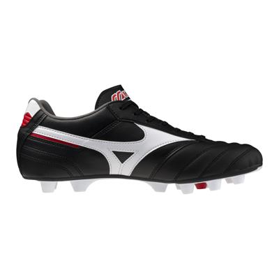 Mizuno Morelia II Pro Gras / Kunstgras Voetbalschoenen (MG) Zwart Wit Rood