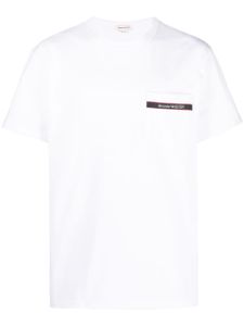 Alexander McQueen t-shirt en coton à logo imprimé - Blanc