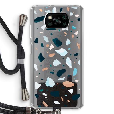 Terrazzo N°13: Xiaomi Poco X3 NFC Transparant Hoesje met koord