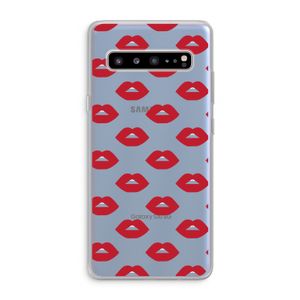 Lips: Samsung Galaxy S10 5G Transparant Hoesje