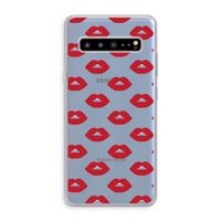 Lips: Samsung Galaxy S10 5G Transparant Hoesje