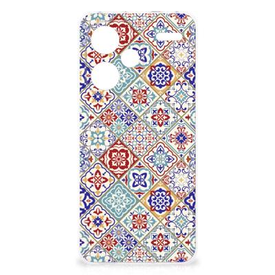 Xiaomi Redmi Note 13 Pro Plus | TPU | Siliconen hoesje | Tiles Color Xiaomi Redmi Note 13 Pro Plus | TPU | Siliconen hoesje | Tiles Color