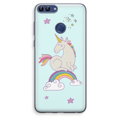 Regenboog eenhoorn: Huawei P Smart (2018) Transparant Hoesje