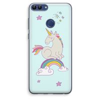 Regenboog eenhoorn: Huawei P Smart (2018) Transparant Hoesje