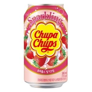 Chupa Chups Chupa Chups - Sparkling Strawberry Drink 345ml (import uit Korea)
