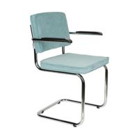 Zuiver Ridge Rib armstoel Blue