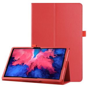 Lunso - Stand flip sleepcover hoes - Lenovo Tab P11 / P11 Plus - Rood