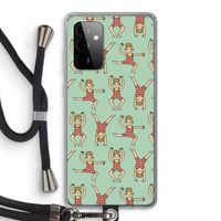 Gymboys: Samsung Galaxy A72 5G Transparant Hoesje met koord