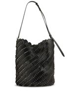 Rabanne sac seau Pacoïo en cuir - Noir