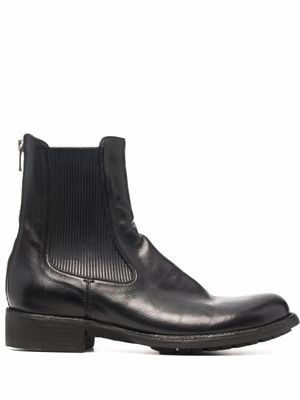Officine Creative bottines Legrand à empiècements contrastants - Noir