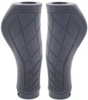 Handvatset Edge ErgoCity met lockring - 2*136mm - zwart (op kaart)