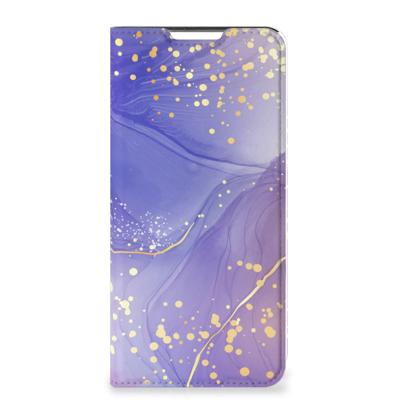 Bookcase voor Samsung Galaxy A72 (5G/4G) Watercolor Paars