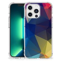 iPhone 13 Pro Max Shockproof Case Polygon Dark