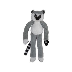 Pluche dieren knuffels hangende Ringstaart Maki aap van 48 cm