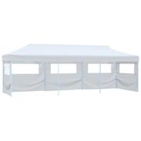 Partytent pop-up met 5 zijwanden 3x9 m wit