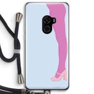 Pink panty: Xiaomi Mi Mix 2 Transparant Hoesje met koord
