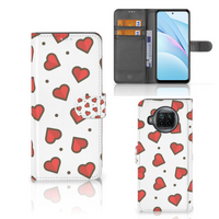 Xiaomi Mi 10T Lite Telefoon Hoesje Hearts - thumbnail