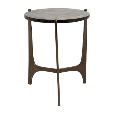 Richmond Bijzettafel 'Mateo' Glas, 41cm