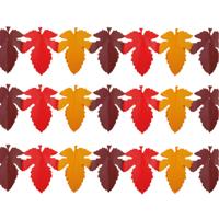 Slinger Herfstbladeren - 3x - 300 cm - papier - mix kleuren - herfst thema