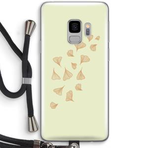 Falling Leaves: Samsung Galaxy S9 Transparant Hoesje met koord