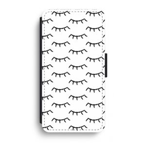 Wimpers: iPhone XR Flip Hoesje
