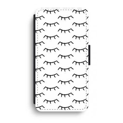 Wimpers: iPhone XR Flip Hoesje