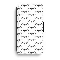 Wimpers: iPhone XR Flip Hoesje