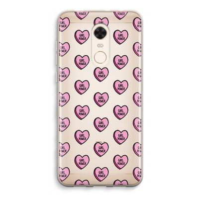 GIRL POWER: Xiaomi Redmi 5 Transparant Hoesje