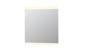 INK SP4 spiegel met aluminium frame met boven- en onder LED-verlichting, colour-changing en sensorschakelaar 80 x 90 x 4 cm