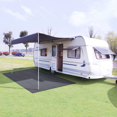 VidaXL Tenttapijt 250x600 cm antracietkleurig