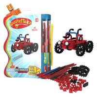 Clics Spaghetteez wiggly roadsters flexibele bouwstaafjes, 46dlg.