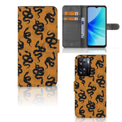 Telefoonhoesje | Met pasjeshouder | voor PPO A57 | A57s | A77 4G Snakes Telefoonhoesje | Met pasjeshouder | voor PPO A57 | A57s | A77 4G Snakes