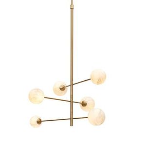 It's about RoMi Carrara Hanglamp - 3-arm - Goud