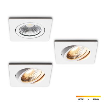 LED-inbouwspot set 3 stuks Trento wit 5W dimbaar