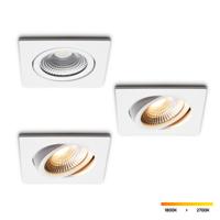 LED-inbouwspot set 3 stuks Trento wit 5W dimbaar LED-inbouwspot set 3 stuks Trento wit 5W dimbaar