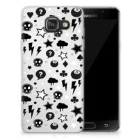 Silicone Back Case Samsung Galaxy A3 2016 Silver Punk