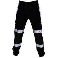 Voor heren Cargohosen Cargo-broek Tactische broek Broek Werkbroeken Elastische taille Reflecterend waterdicht Casual fluorescerend groen Zwart Lightinthebox - thumbnail