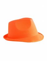 Neon oranje hoed