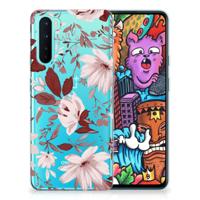 Smartphone hoesje OnePlus Nord Watercolor Flowers