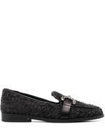 Roberto Festa mocassins Joys en tweed - Noir