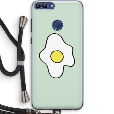 Spiegelei: Huawei P Smart (2018) Transparant Hoesje met koord