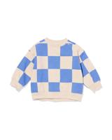 HEMA Babytrui jersey ruiten ecru (ecru)