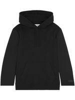 MM6 Maison Margiela hoodie en coton à logo appliqué - Noir