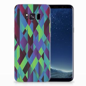 Samsung Galaxy S8 Plus TPU Hoesje Abstract Green Blue