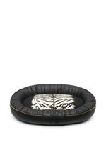 Roberto Cavalli Home panier pour animal à logo brodé - Noir