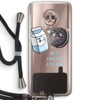 Best Friend Forever: Motorola Moto G6 Transparant Hoesje met koord