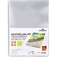 Durable Zichttassen STANDARD rPP DIN A4 Kringloop kunststof, Kunststof 0.10 mm Transparant 247819 100 stuk(s)